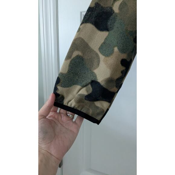 The North Face Glacier Lightweight Camo Fleece Hooded Jacket NEW - Picture 3 of 6